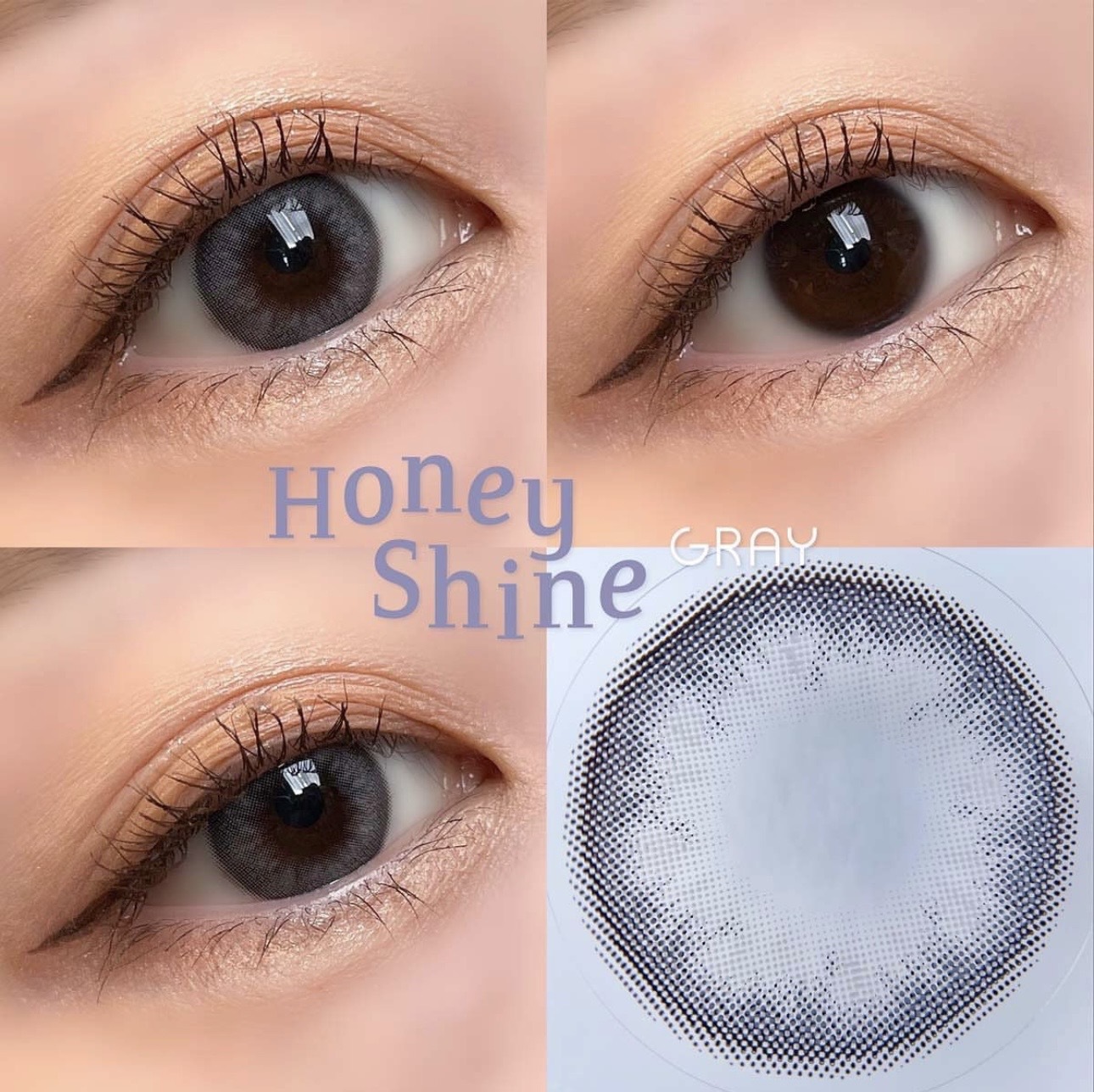 (短期清貨減價)OLENS Honey Shine 1 Day Gray｜日拋彩妝隱形眼鏡｜每盒10片