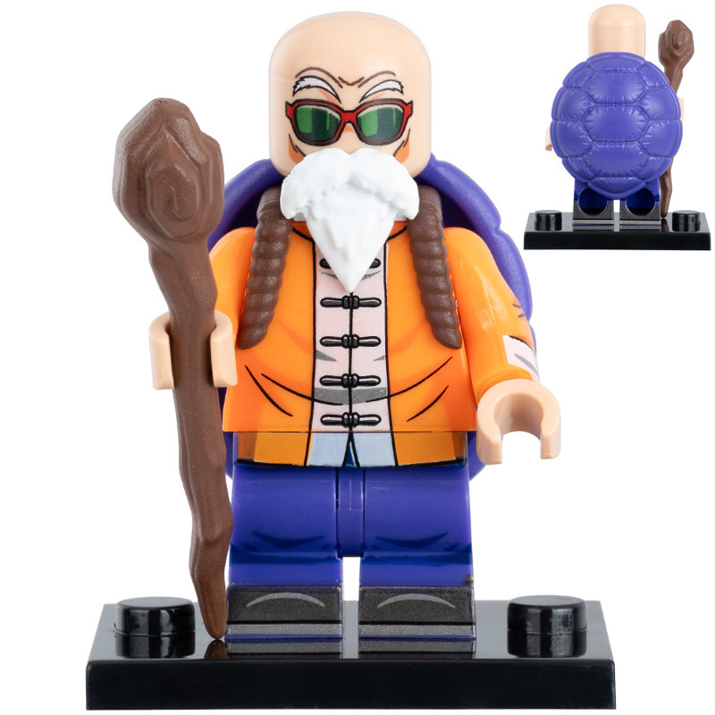 Dragon Ball Master Roshi Custom Minifigures Fit Lego WM6178 WM2674