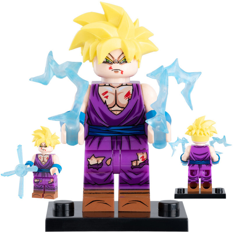 Dragon Ball Son Gohan Custom Minifigures Fit Lego WM6178 WM2678
