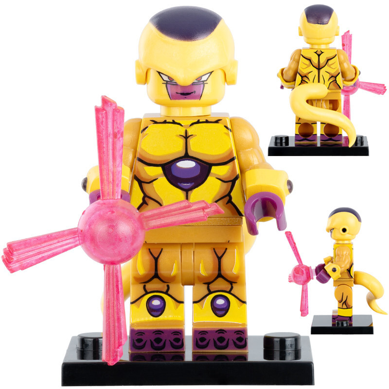 Dragon Ball Gold Frieza Custom Minifigures Fit Lego WM6178 WM2680