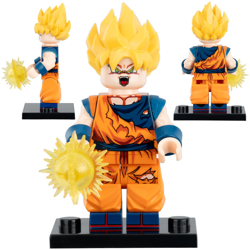Dragon Ball Goku Custom Minifigures Fit Lego WM6178 WM2681