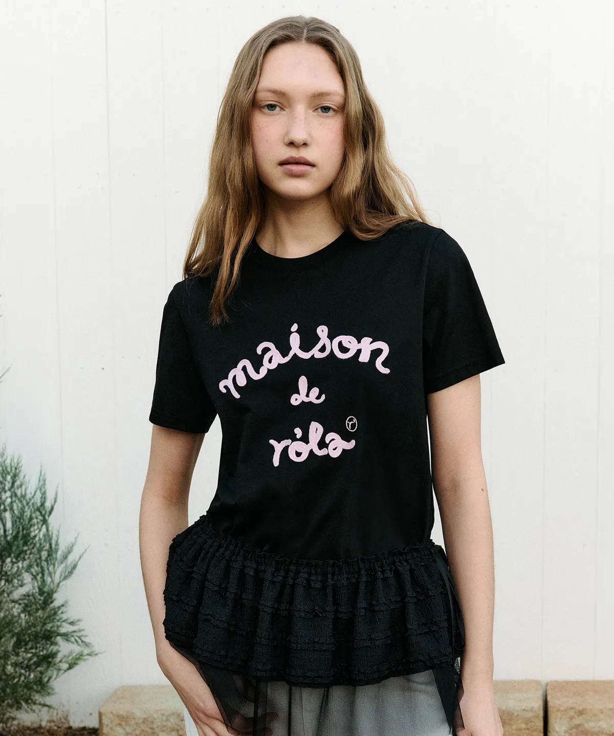 《限時團購優惠》ROLA ROLA MAISON DE ROLA EMBROIDERY T-SHIRT