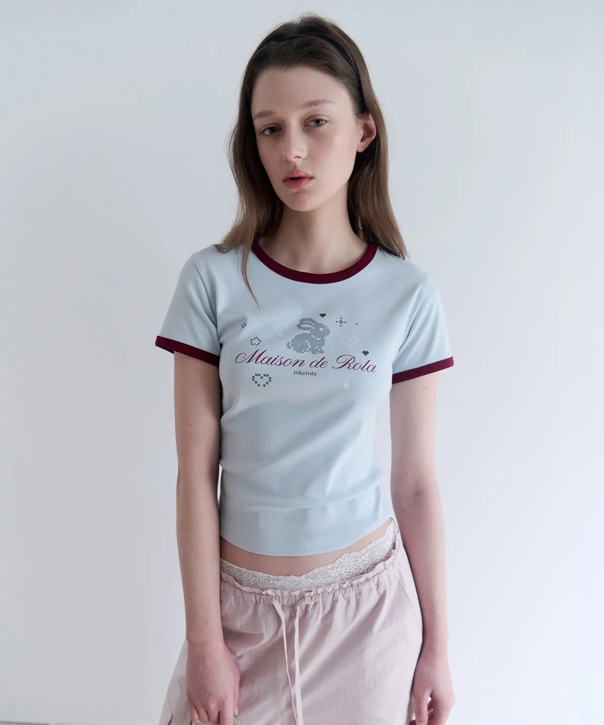 ROLAROLA RORABBIT FRIENDS RINGER T-SHIRT