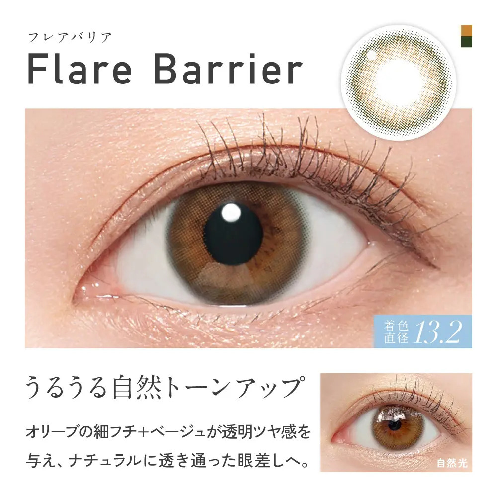 ReVIA 1 Day Blue Light Barrier (Flare Barrier)10片