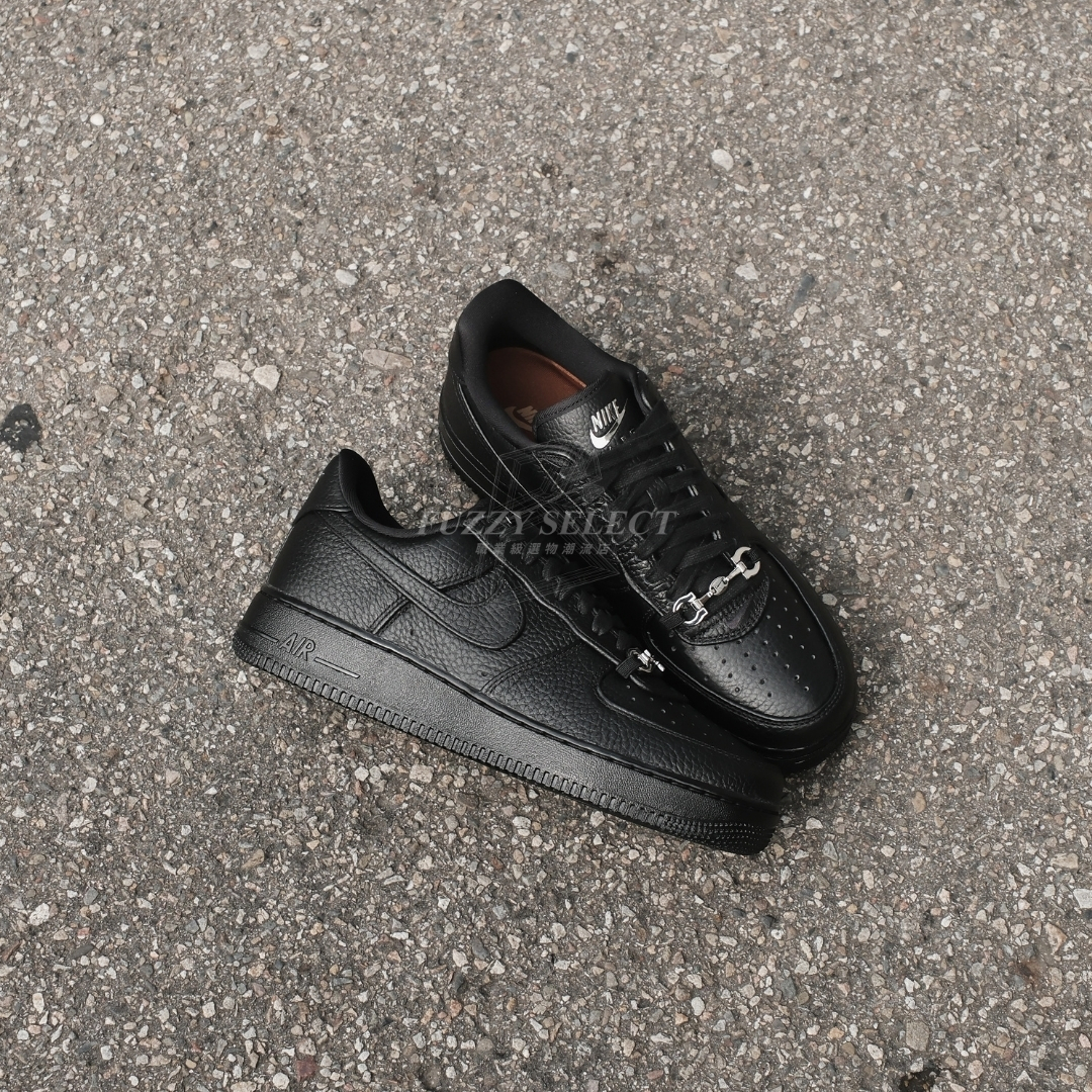 【逢甲 FUZZY】Nike Air Force 1 "Black Leather" 馬銜扣 正裝 IM5754-001
