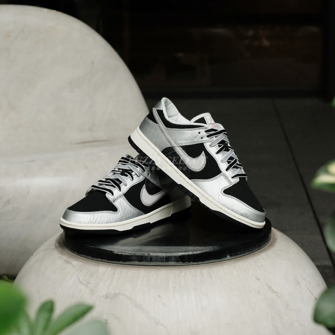 【逢甲 FUZZY】Nike Dunk Low "Metallic Silver" 銀黑 國外限定 IM4413-001