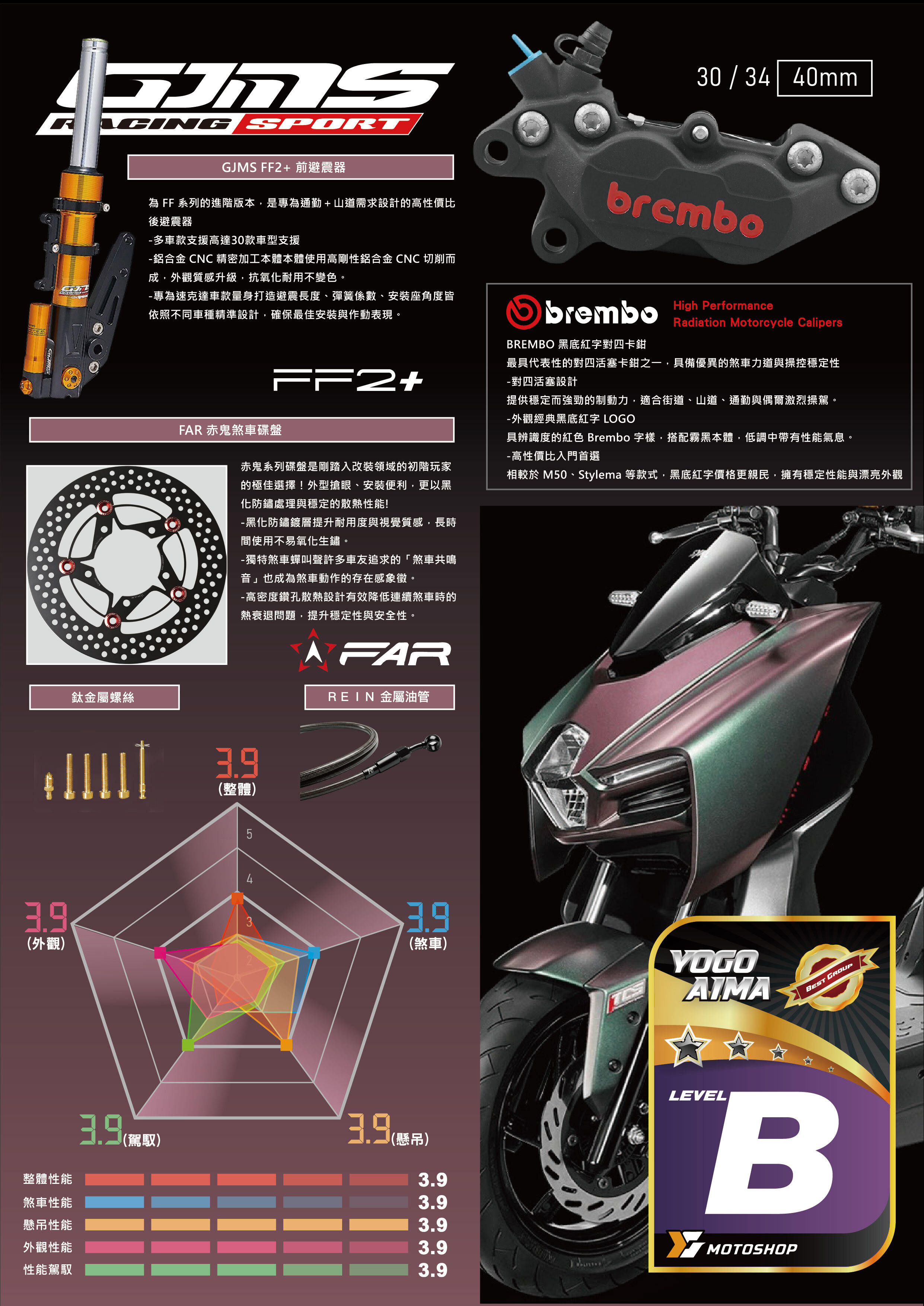 B級前懸吊套件.MMB.FF2.TCD.B卡對四.赤鬼