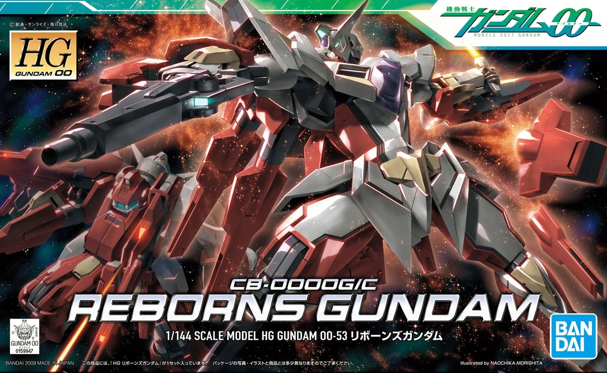萬代 HG 1/144 #53 再生 鋼彈 OO　組裝模型