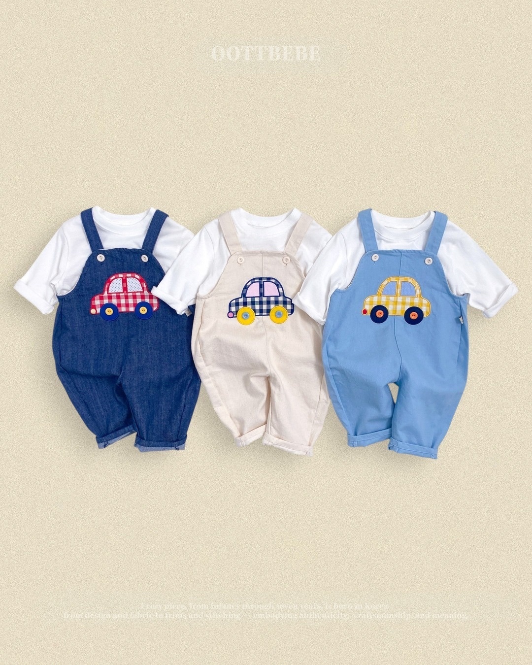 OOTT BEBE Denim Car Overalls