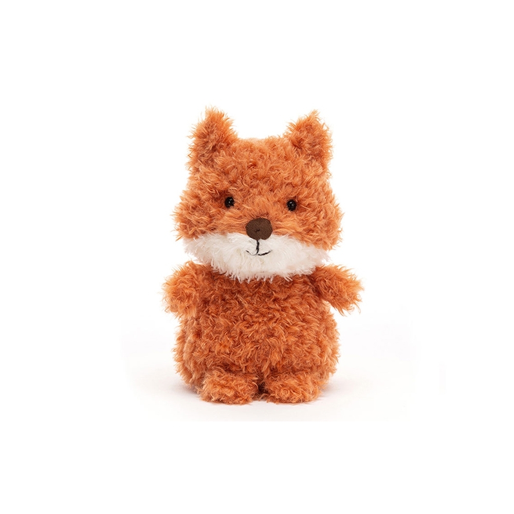 JELLYCAT 叢林動物系列 波浪毛 害羞 小狐狸