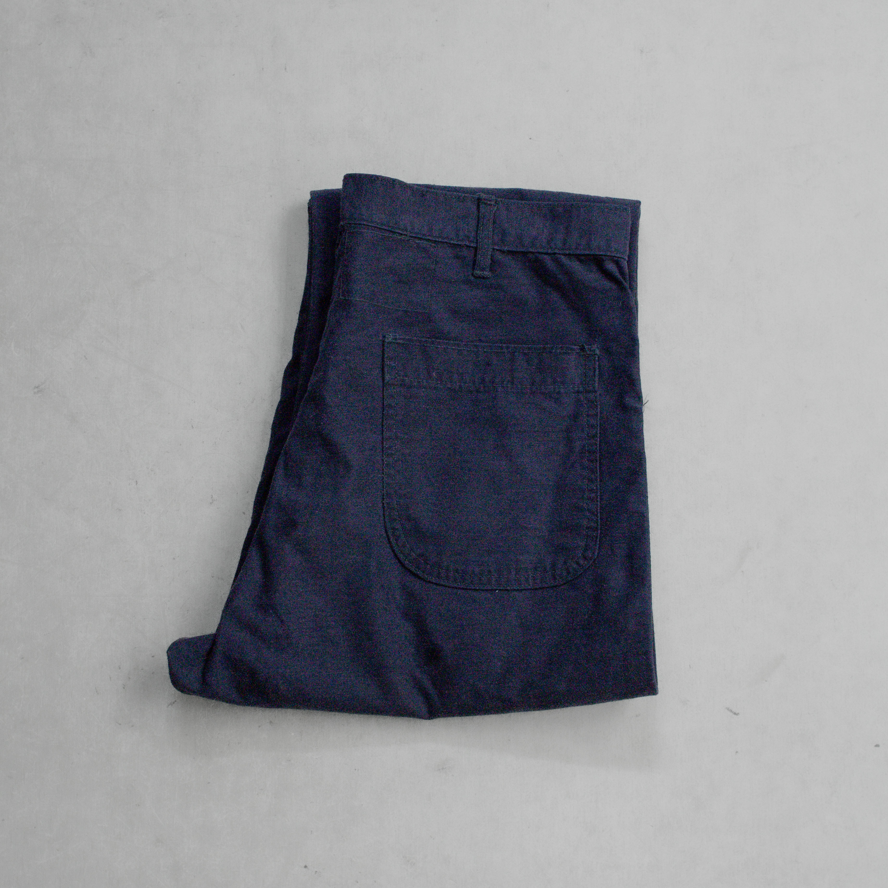 70S US NAVY UTILITY PANTS  美國 海軍 深藍 工作 軍褲 A