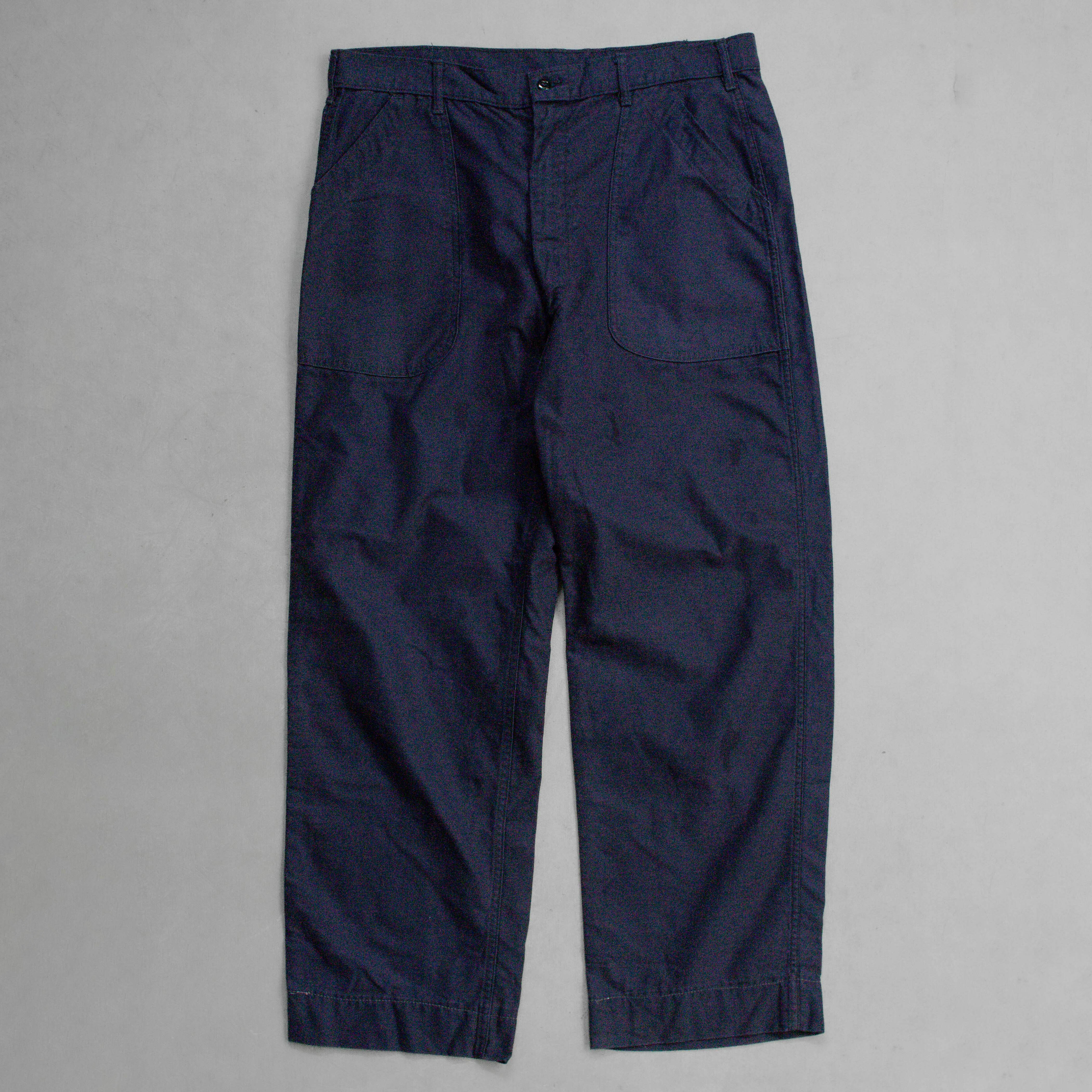 70S US NAVY UTILITY PANTS 美國 海軍 初期型 深藍 工作 軍褲 C