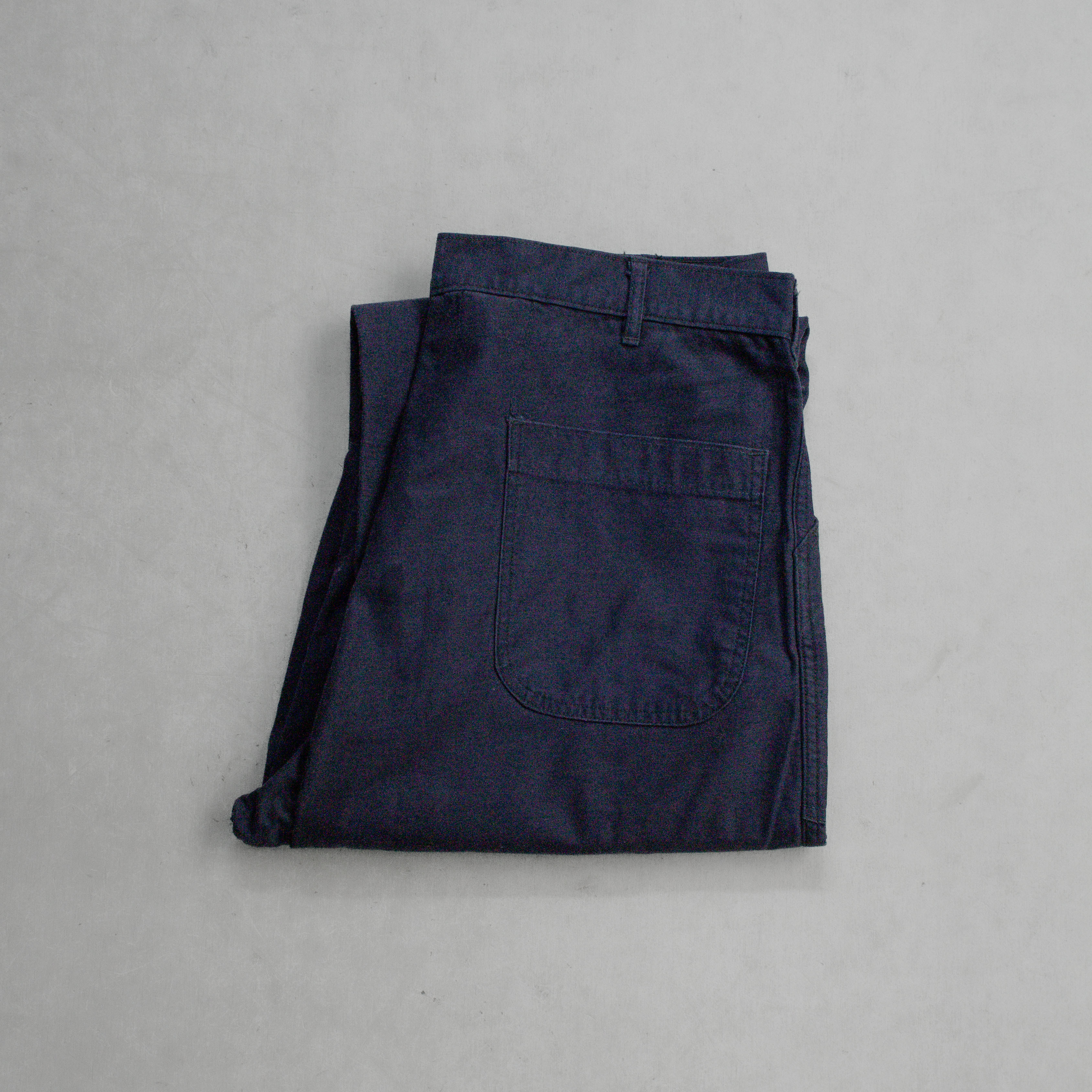 70S US NAVY UTILITY PANTS 美國 海軍 初期型 深藍 工作 軍褲 C