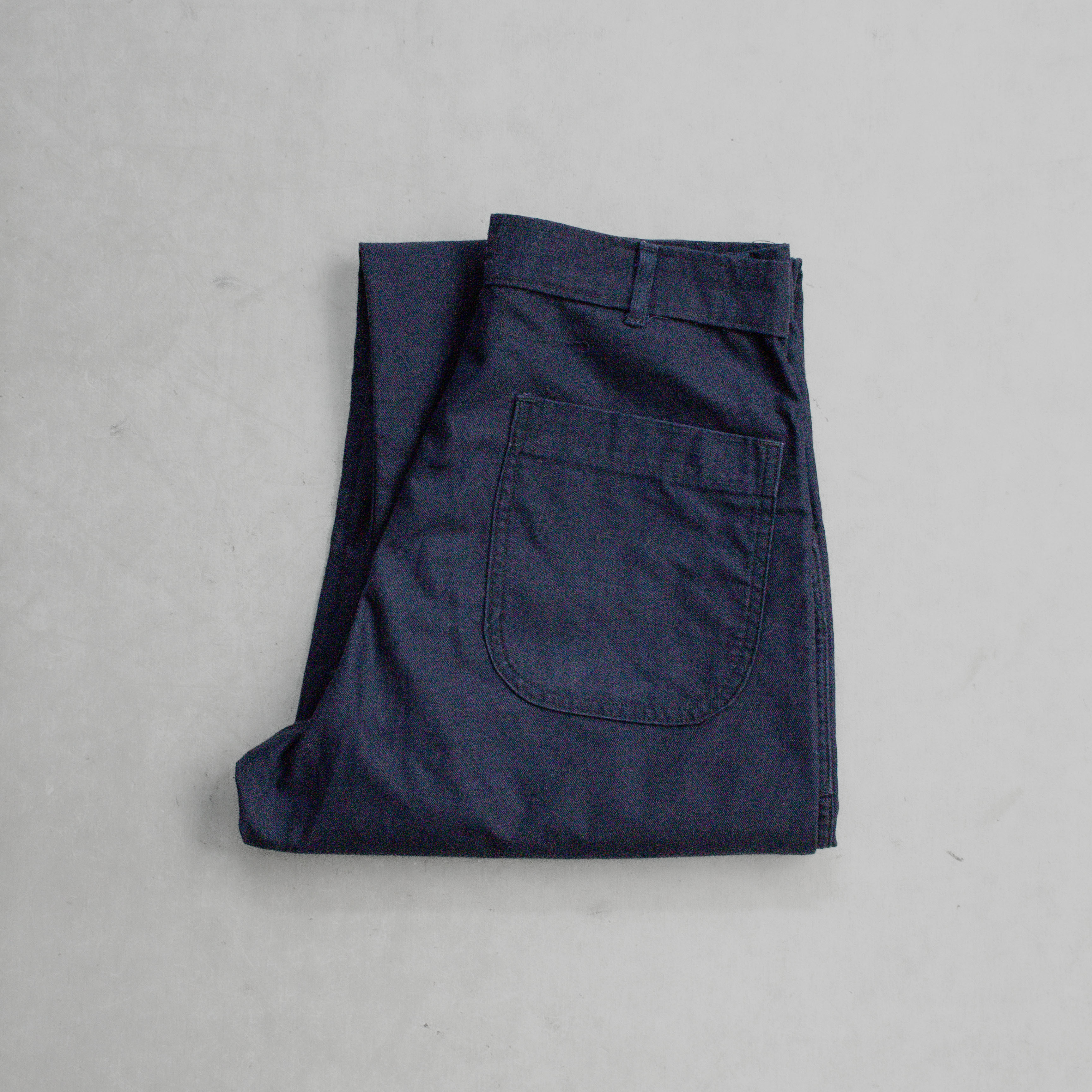 70S US NAVY UTILITY PANTS 美國 海軍 初期型 深藍 工作 軍褲 E