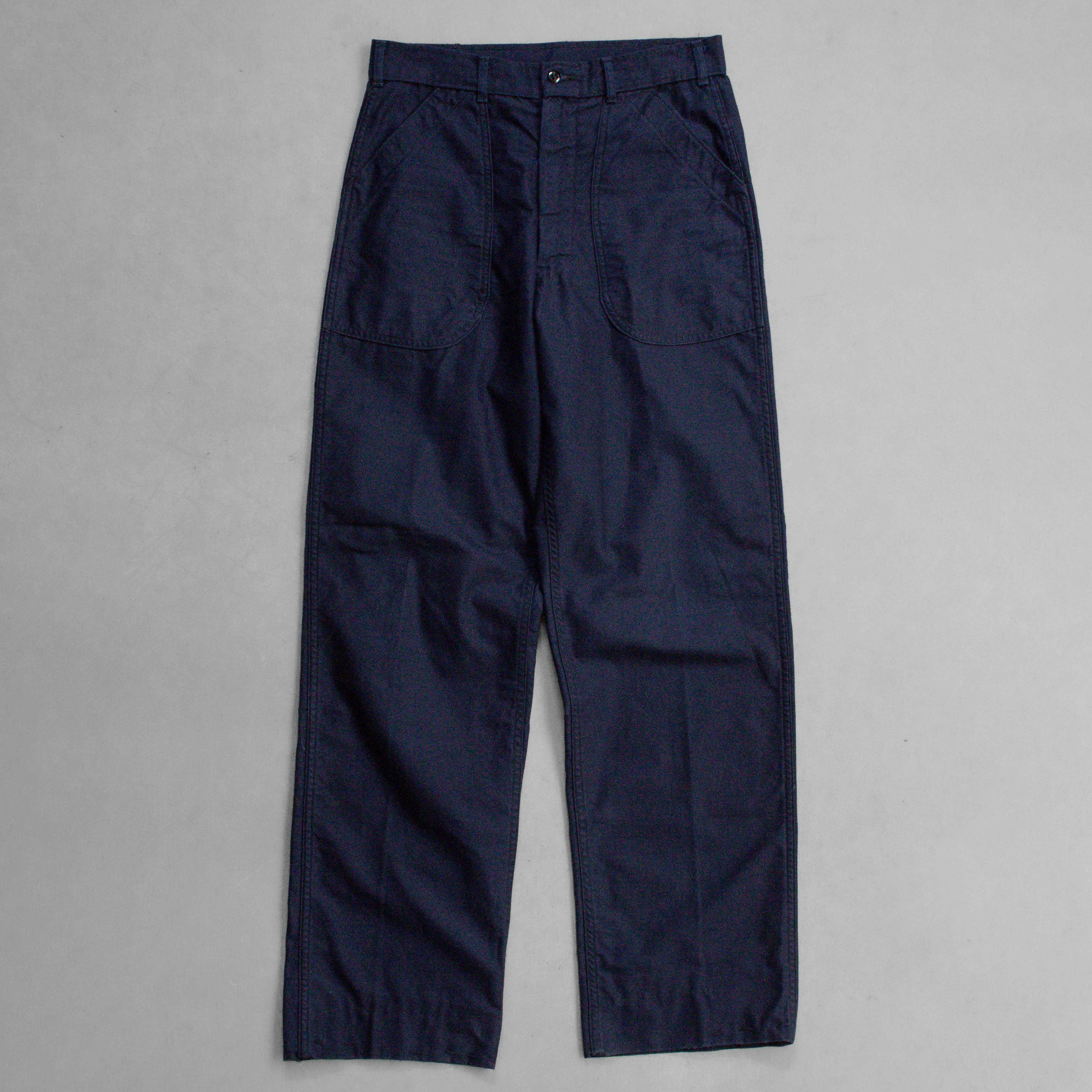 70S US NAVY UTILITY PANTS 美國 海軍 初期型 深藍 工作 軍褲 E
