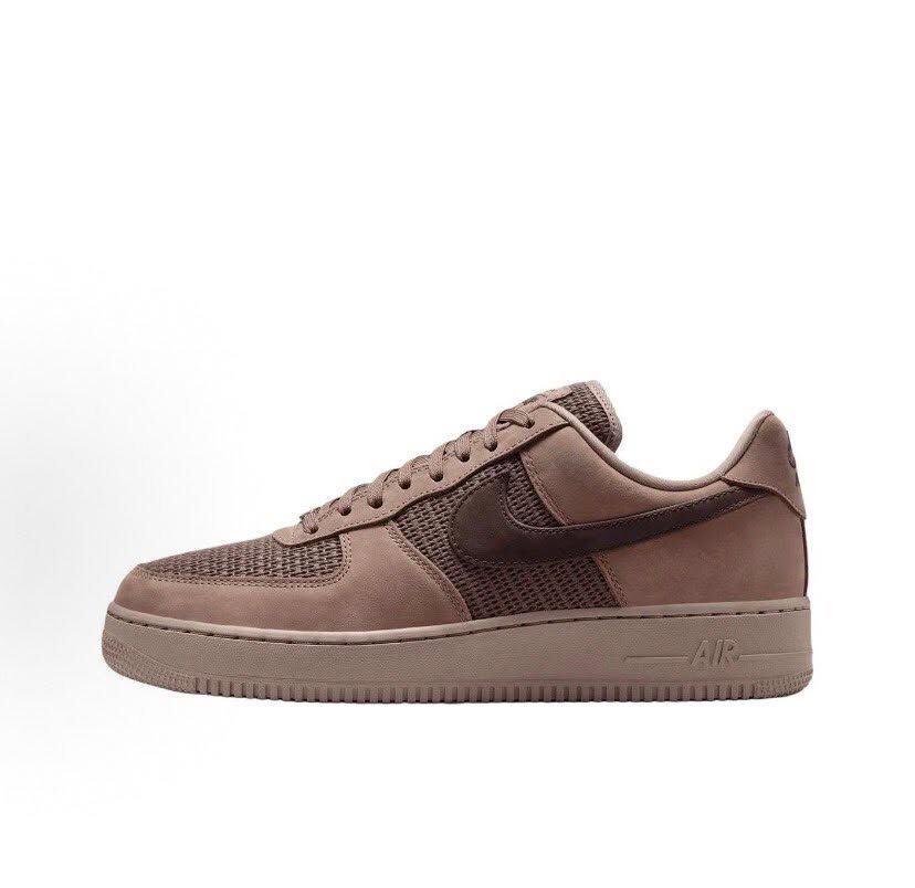Nike Air Force 1 '07 LV8 棕色 編織 麂皮 休閒鞋 男鞋 II9807-200