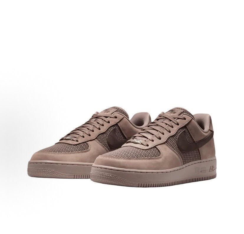 Nike Air Force 1 '07 LV8 棕色 編織 麂皮 休閒鞋 男鞋 II9807-200