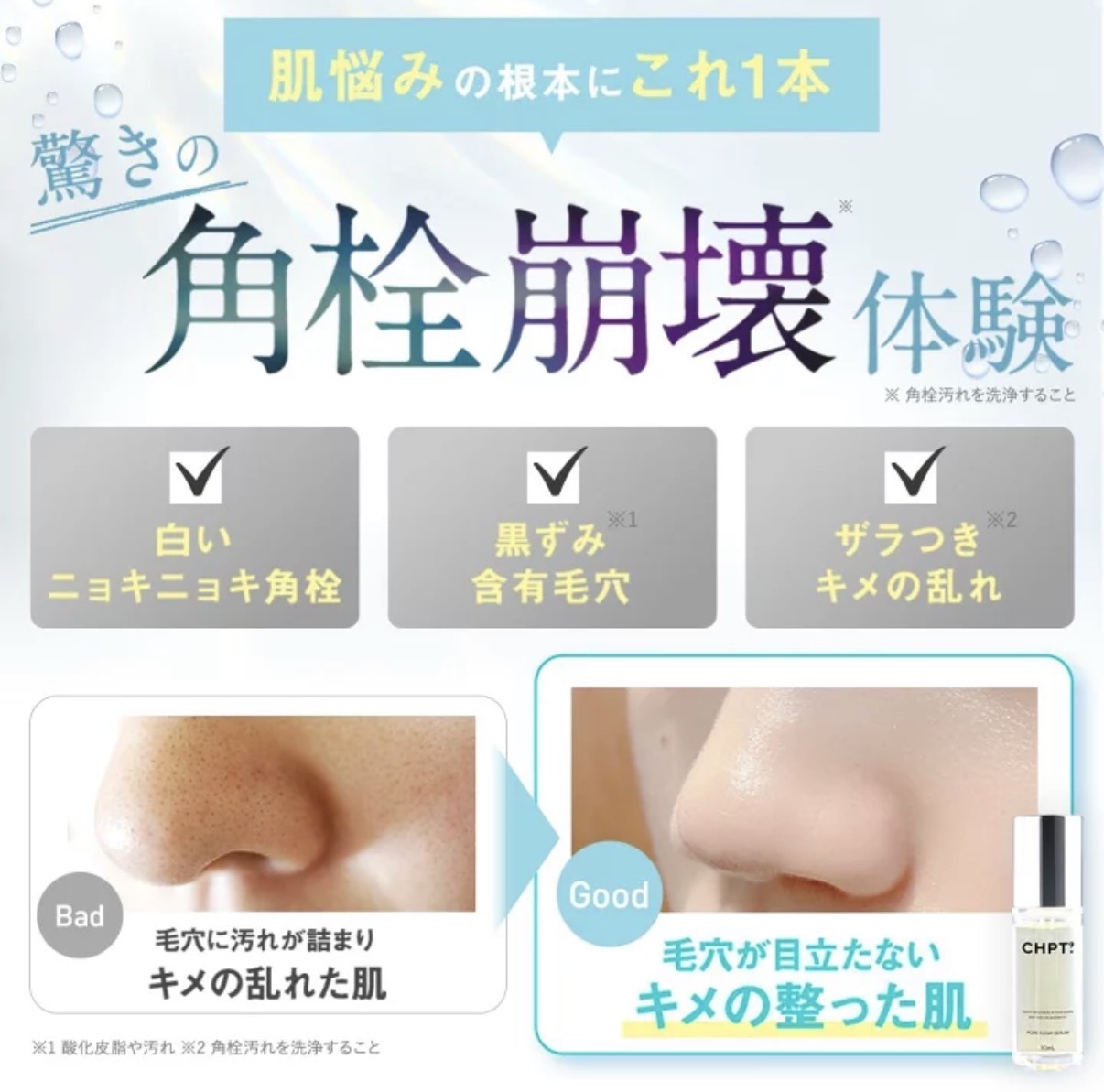 【粉刺溶解】JP CHPT9 深層潔淨毛孔水楊酸精華油 30ml 9016 TK260726