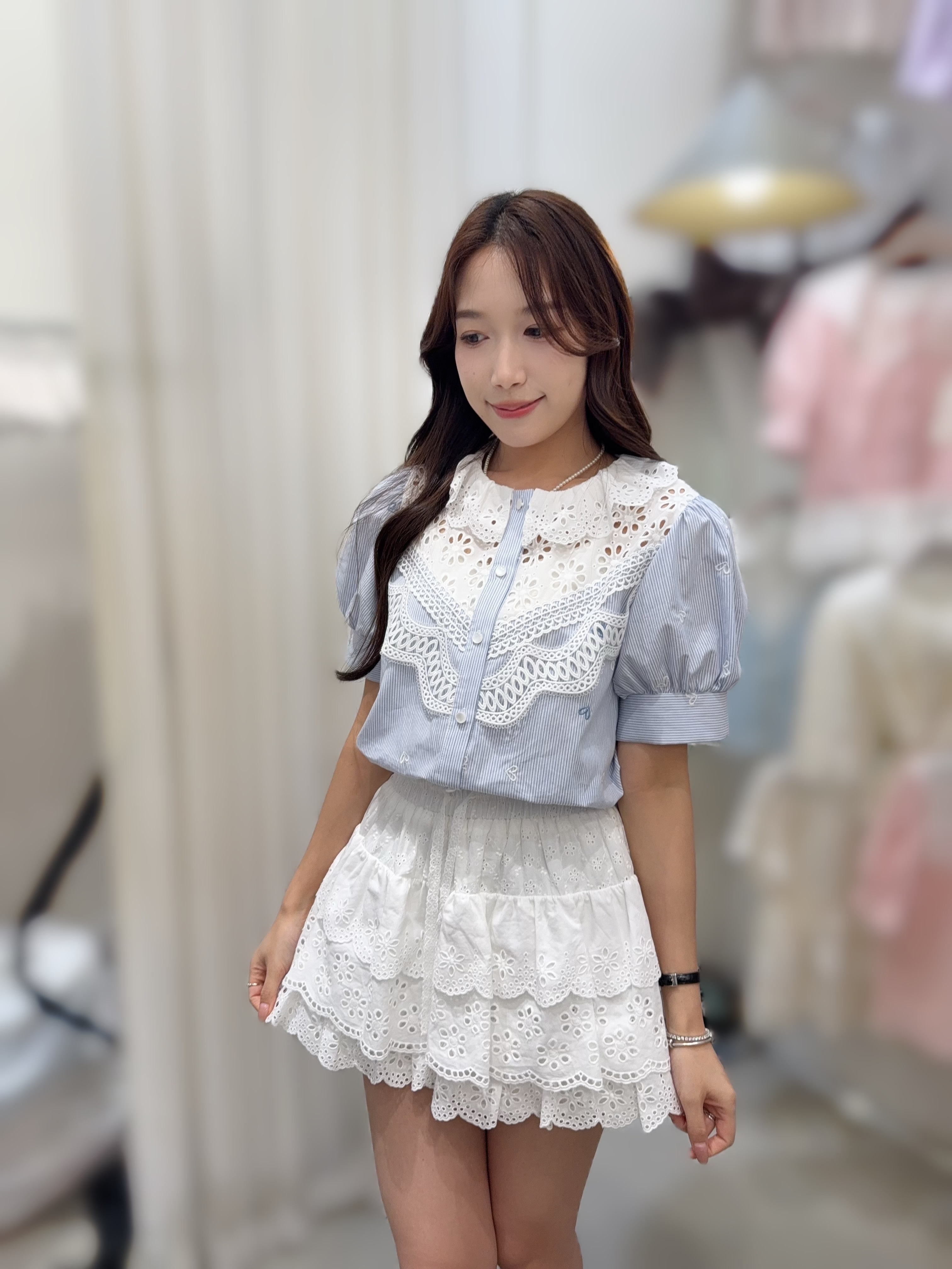 Y78   韓風條子心心上身  胸42 長23   $499  童你同款價