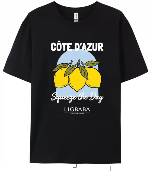 A9 LIGBABA - 黃金檸檬(Life-is-Better-with-Baguette) - 黑色