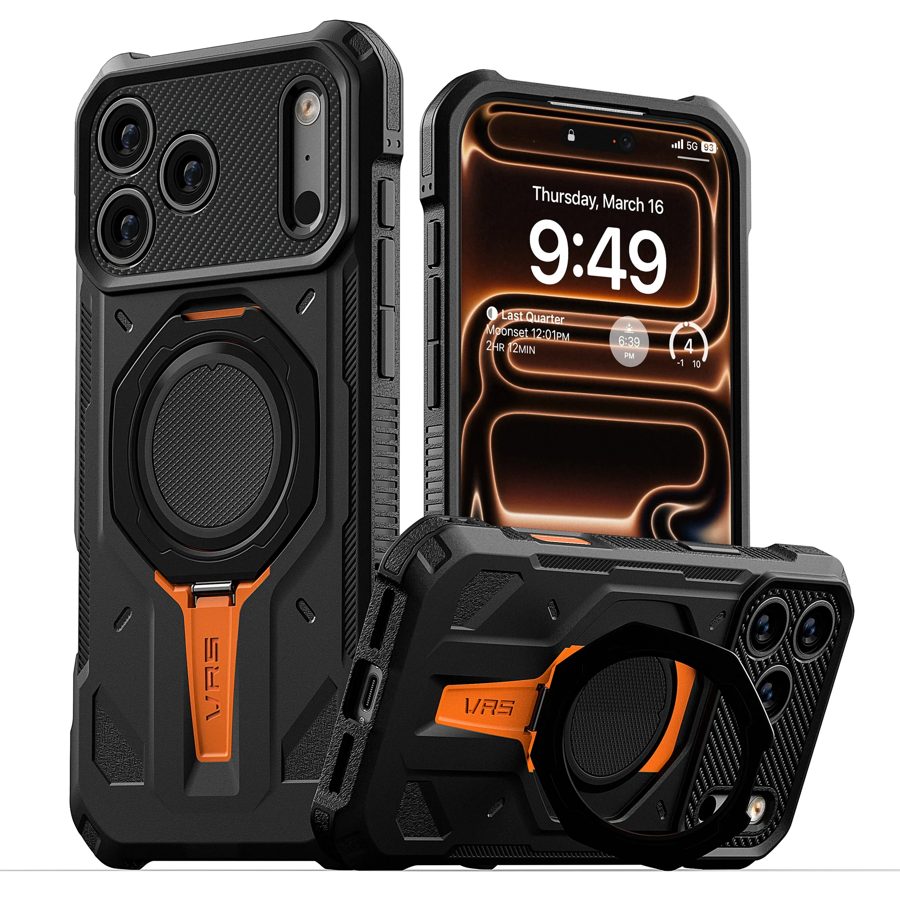 VRS Desgin - Quickstand Pro - iPhone 17 Pro Max Case 高度防撞支架磁吸充電手機殼