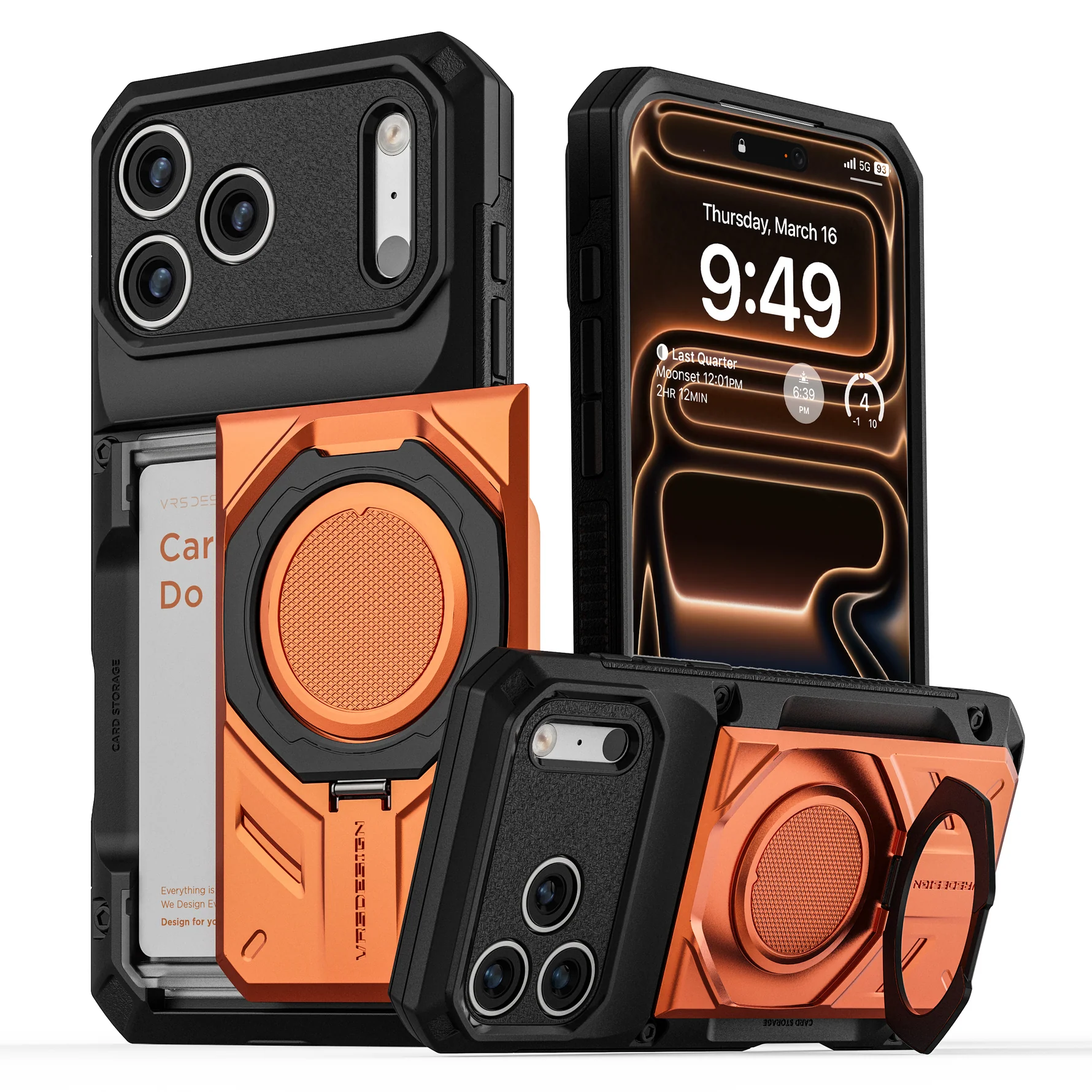 VRS Desgin - Damda Glide Hybrid - iPhone 17 Pro Max Case 高度防撞插卡槽磁吸支架手機殼