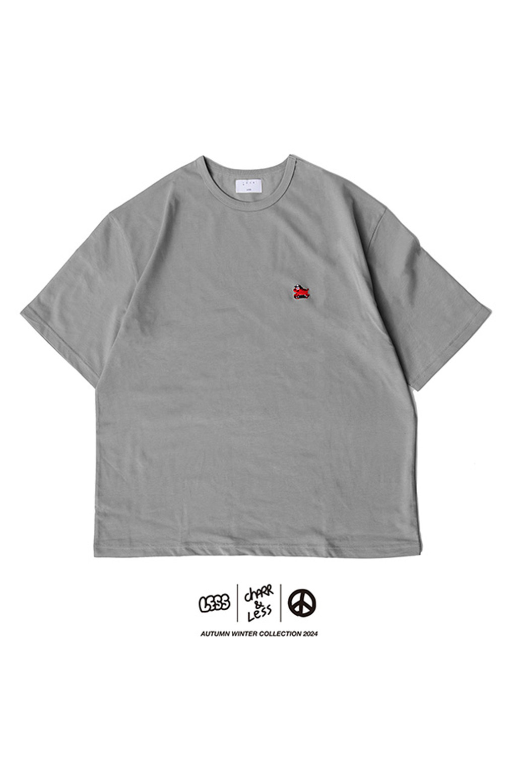 LESS x Charr - One Chu Small Logo Wide Tee