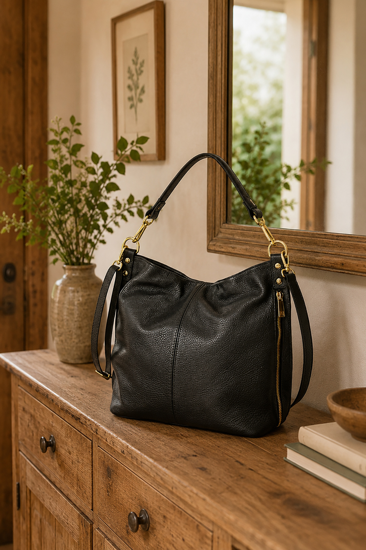 Cherry Paris Leather LITAL - 4224 Black 黑色