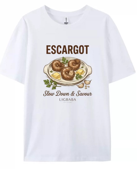 A33 LIGBABA 法國田螺 ESCARGOT - 白色
