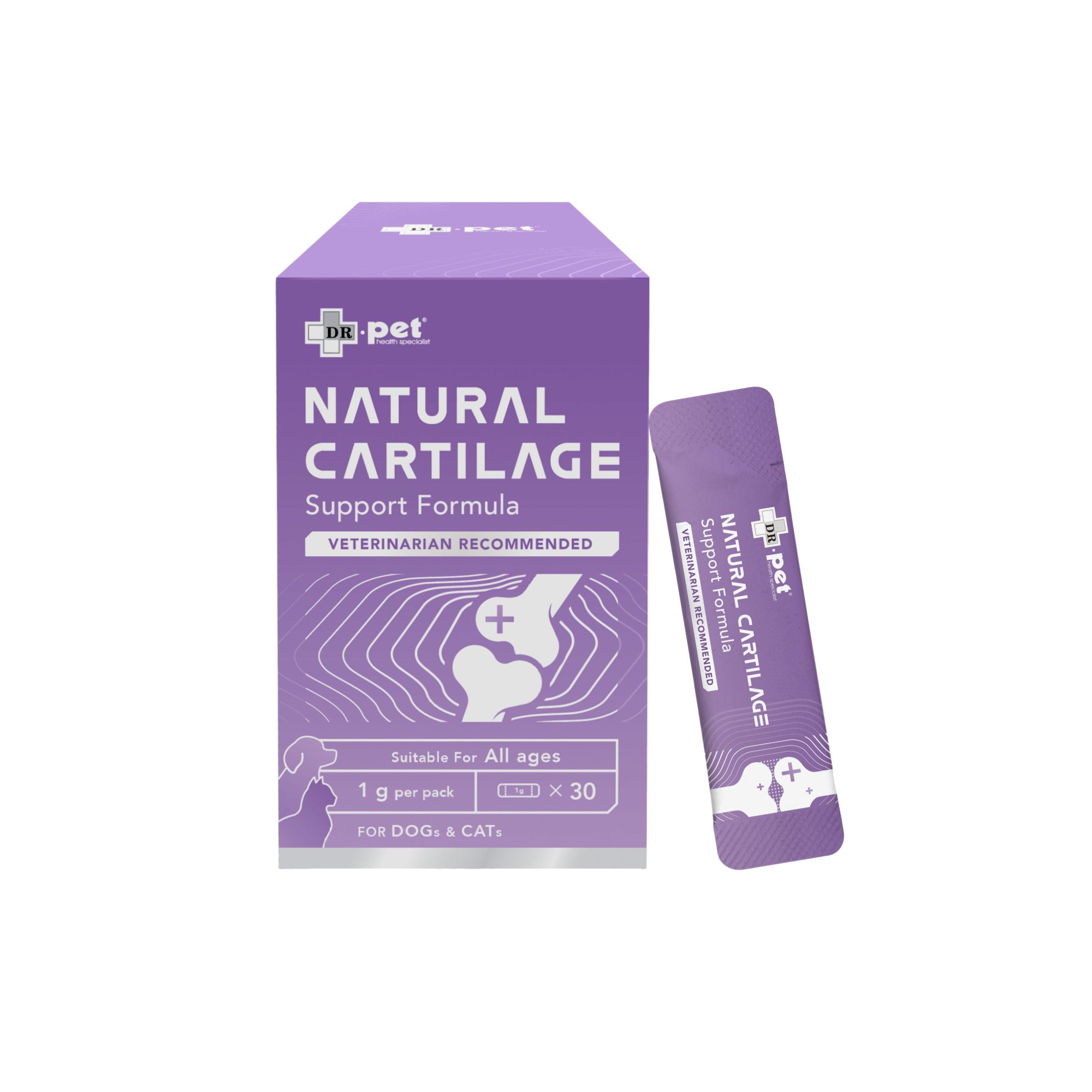 Dr Pet - 維骨素修護軟骨天然配方 Natural Cartilage (貓狗通用) 1g x 30包