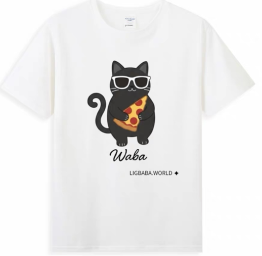 A39  [WABA] 系列 "LOVE PIZZA"' -  白色