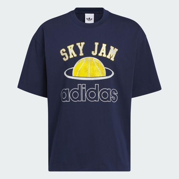 Adidas 愛迪達 Skyjam Gfx Tee IA2394 男女 T恤 運動上衣 休閒短袖 深藍 印花