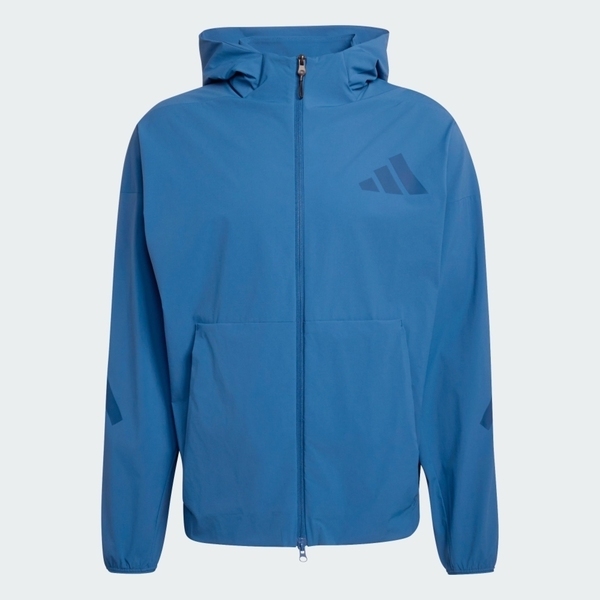 Adidas M Z.n.e. Wv Tt KF1823 男 連帽外套 運動外套 防風 藍 亞版 防撕裂 防曬