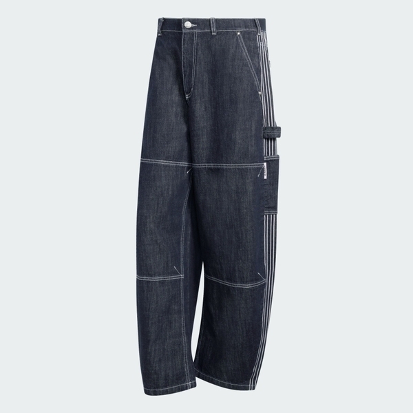 Adidas 愛迪達 Denim Workpant KG6450 男 長褲 牛仔長褲 休閒長褲 灰黑 丹寧