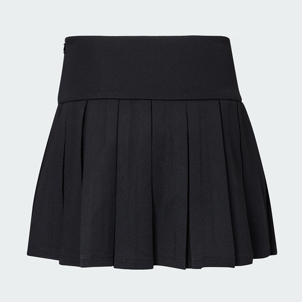 Adidas 愛迪達 Skirt KG8257 女 運動短裙 黑 亞版 拉鍊 百褶裙