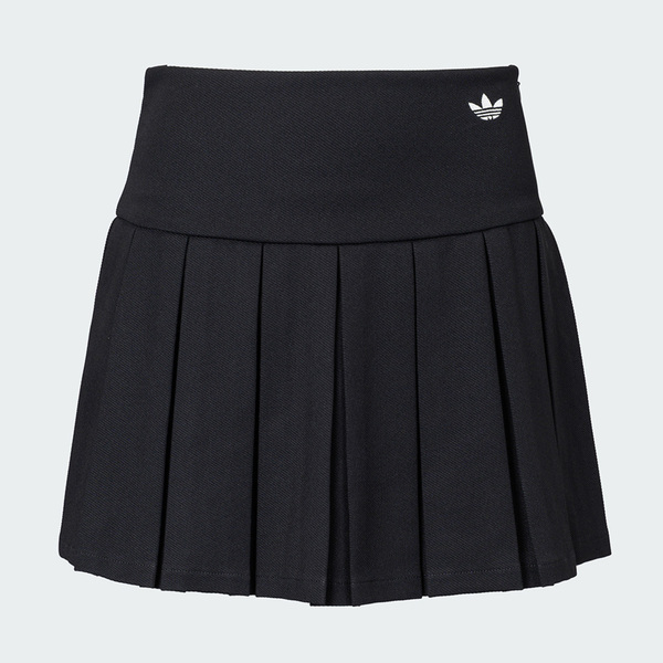 Adidas 愛迪達 Skirt KG8257 女 運動短裙 黑 亞版 拉鍊 百褶裙
