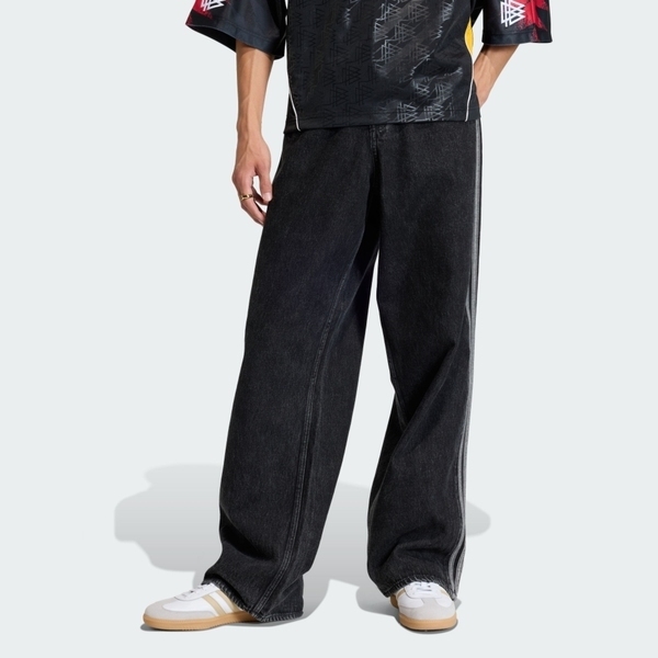 Adidas 愛迪達 Firebird Jeans KD1497 男 長褲 牛仔長褲 休閒長褲 黑 丹寧