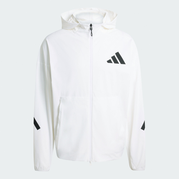 Adidas M Z.n.e. Wv Tt KD8495 男 連帽外套 運動外套 防風 白 亞版 防撕裂 防曬