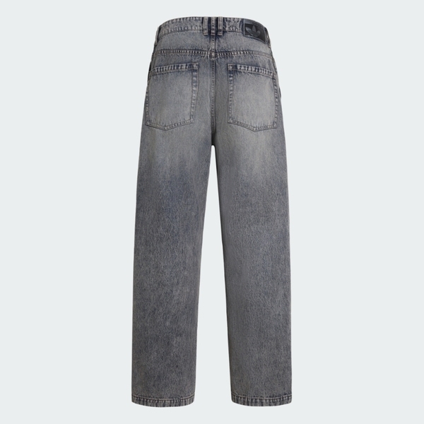 Adidas 愛迪達 Denim Jeans KX4821 男 長褲 牛仔長褲 灰 丹寧