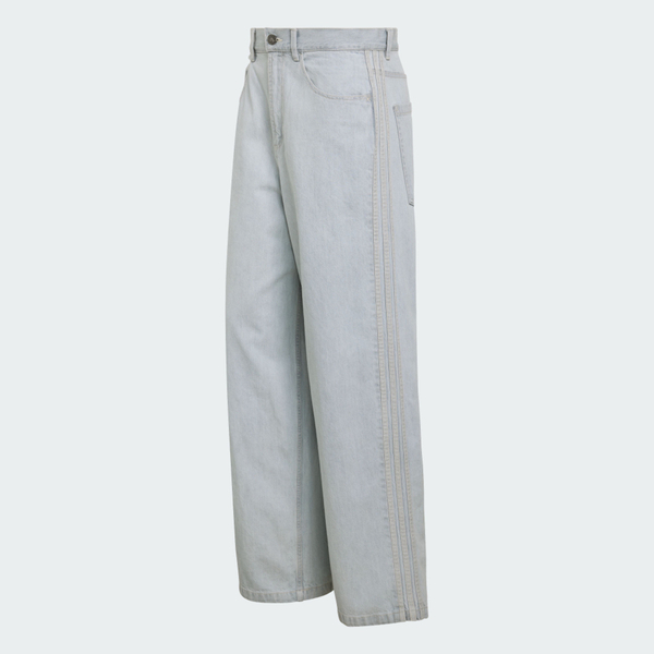 Adidas 愛迪達 Denim Jeans KS6845 男 長褲 牛仔長褲 灰 丹寧 撞色