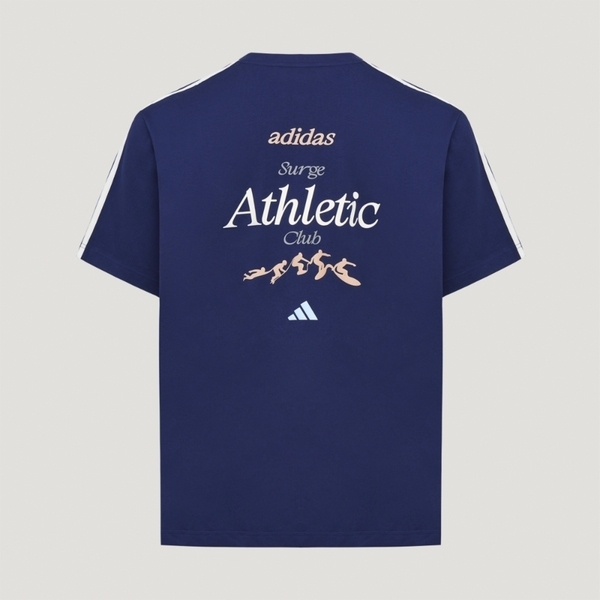 Adidas 愛迪達 M Verb Tee2 LE1242 男女 T恤 運動上衣 休閒短袖 深藍 亞版 純棉