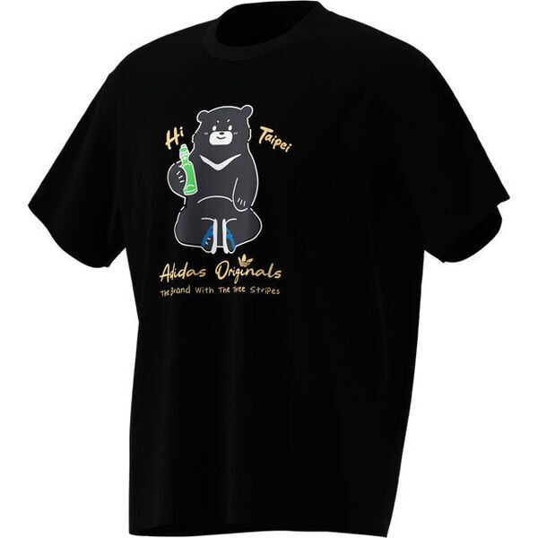 Adidas 愛迪達 Bear Ss Tee LF5891 男女 小熊 T恤 休閒短袖 黑 亞版 台北 彈珠汽水