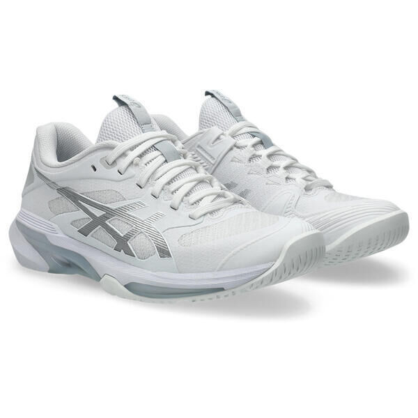 Asics 亞瑟士 Solution Speed FF 4 1042A307-101 女 網球鞋 抗扭 瞬移 白 銀