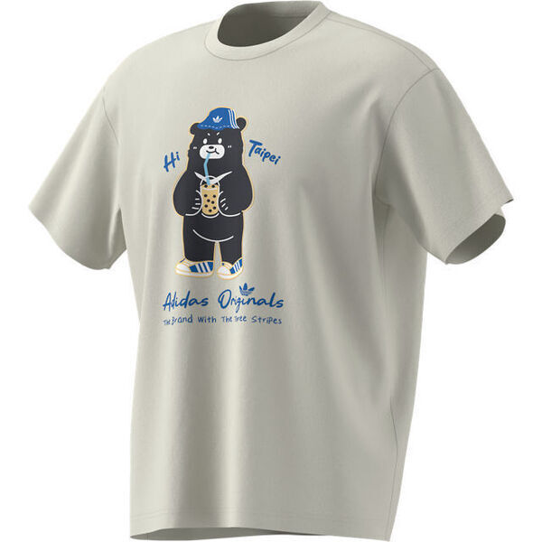 Adidas 愛迪達 Bear Ss Tee LF5889 男女 小熊 T恤 休閒短袖 米 亞版 台北 珍奶