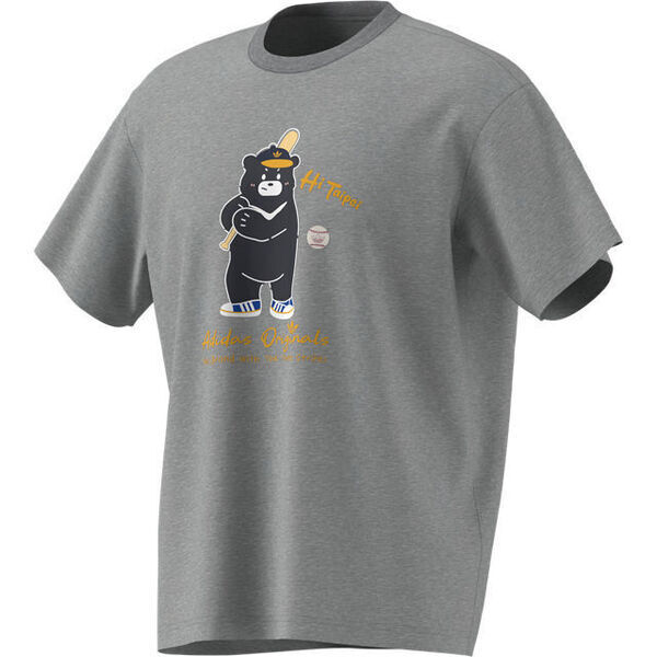 Adidas 愛迪達 Bear Ss Tee LF5890 男女 小熊 T恤 休閒短袖 灰 亞版 台北 棒球