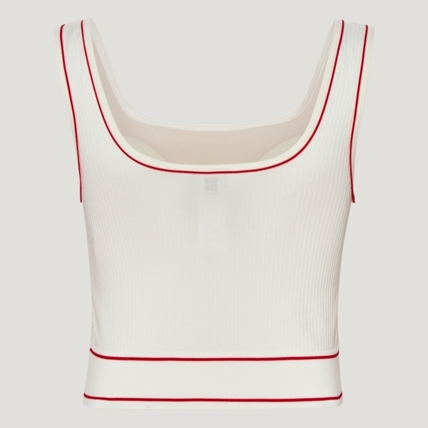 Adidas 愛迪達 Waistband Tank LF4591 女 運動內衣 背心 米白 亞版