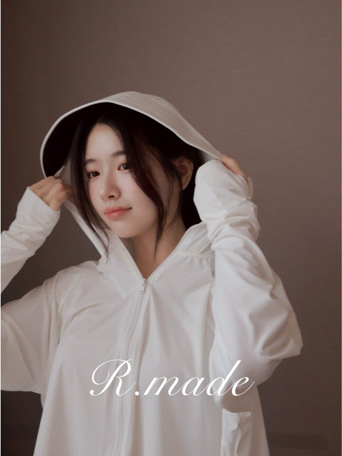 ［48h快速出貨⚡］降溫防曬｜R.MADE UPF50+ 夏日高級訂製涼感防曬連帽外套