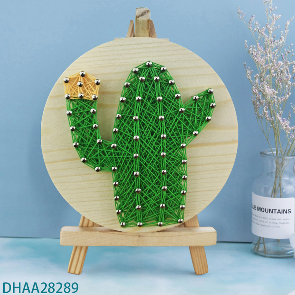 D32｜彩色釘線畫