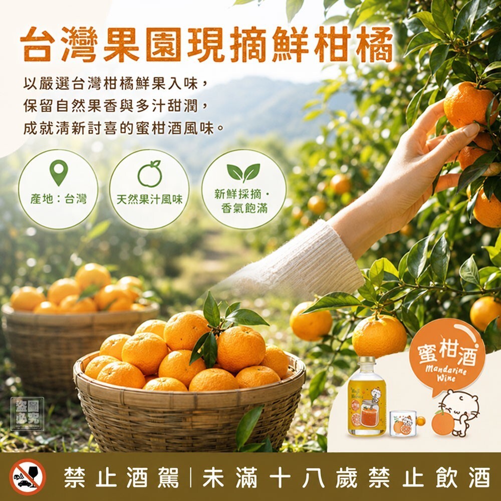 WSBB12394  醉月X麻吉貓聯名 酸甜蜜柑酒（9月中）