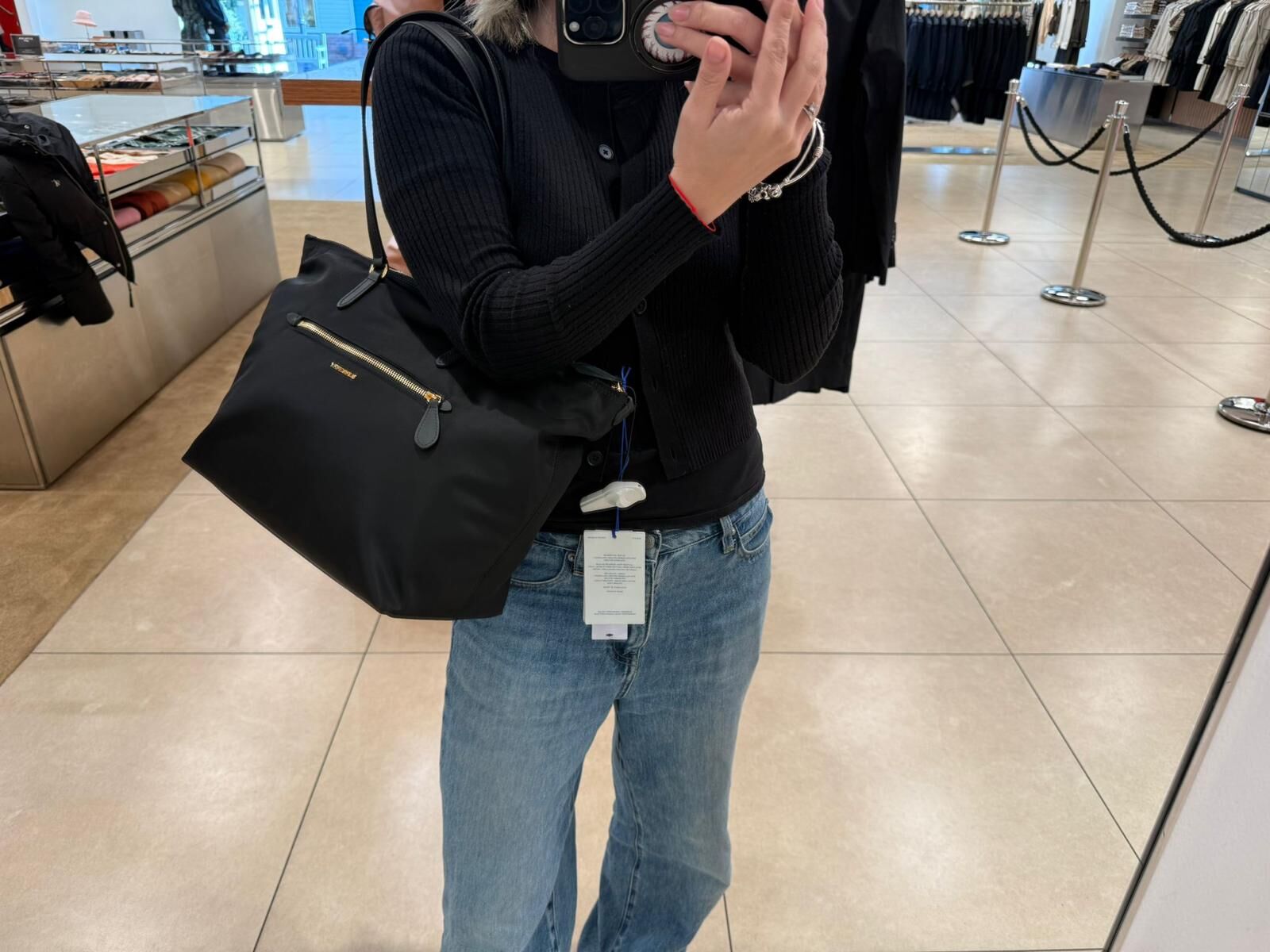 LYS02150 Burberry 尼龍拉鏈大Tote Bag